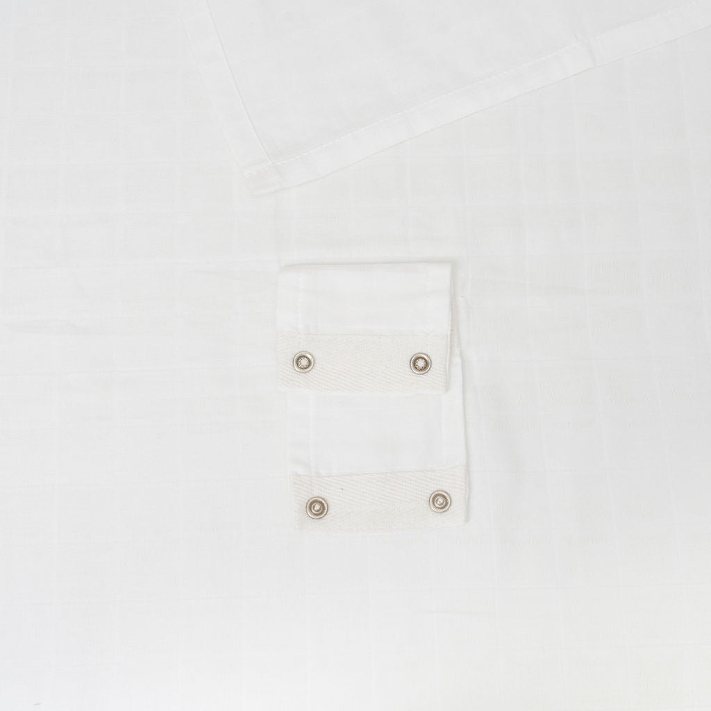 white cotton car seat cover fabric
