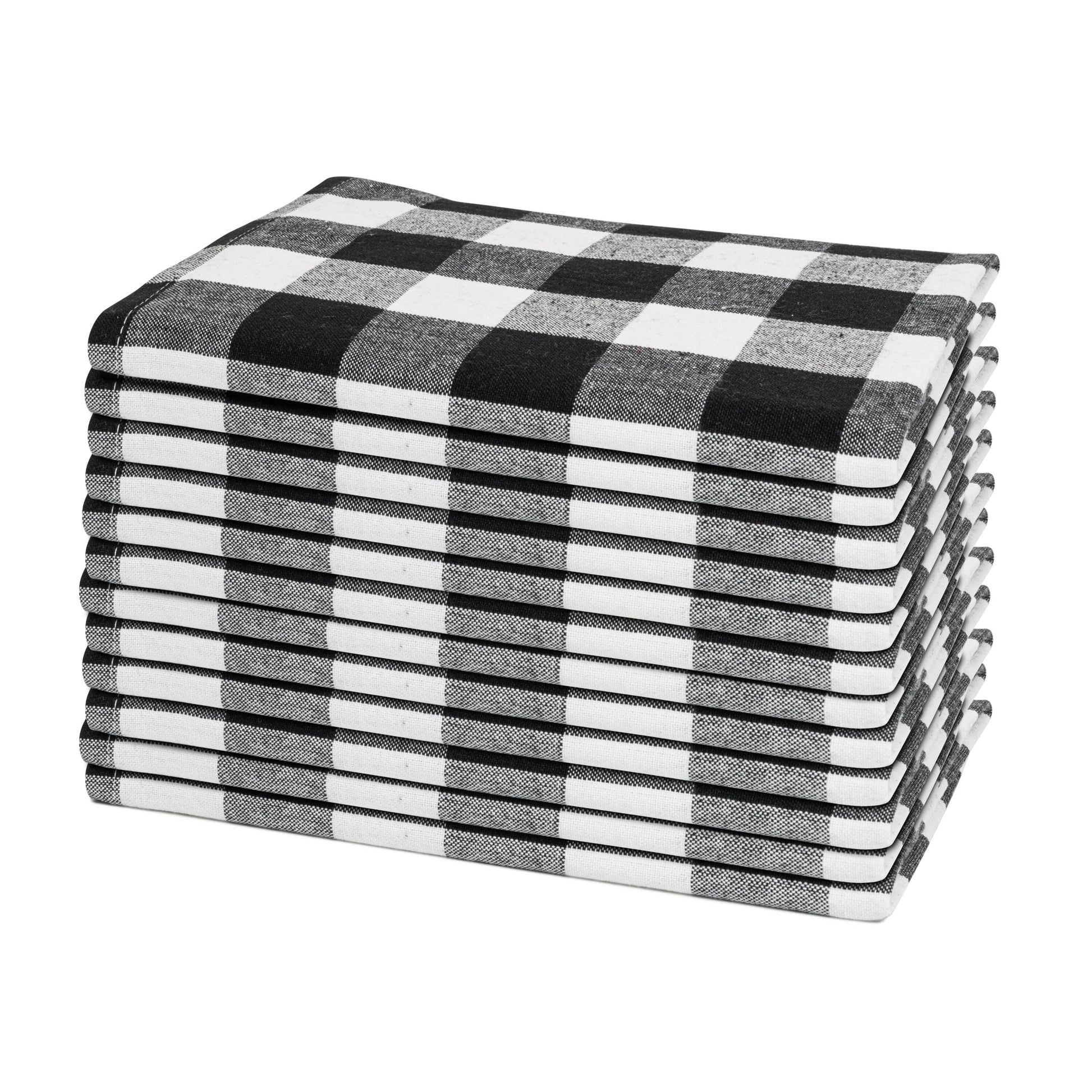 black striped stiped cloth napkins