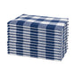 blue striped cotton napkins