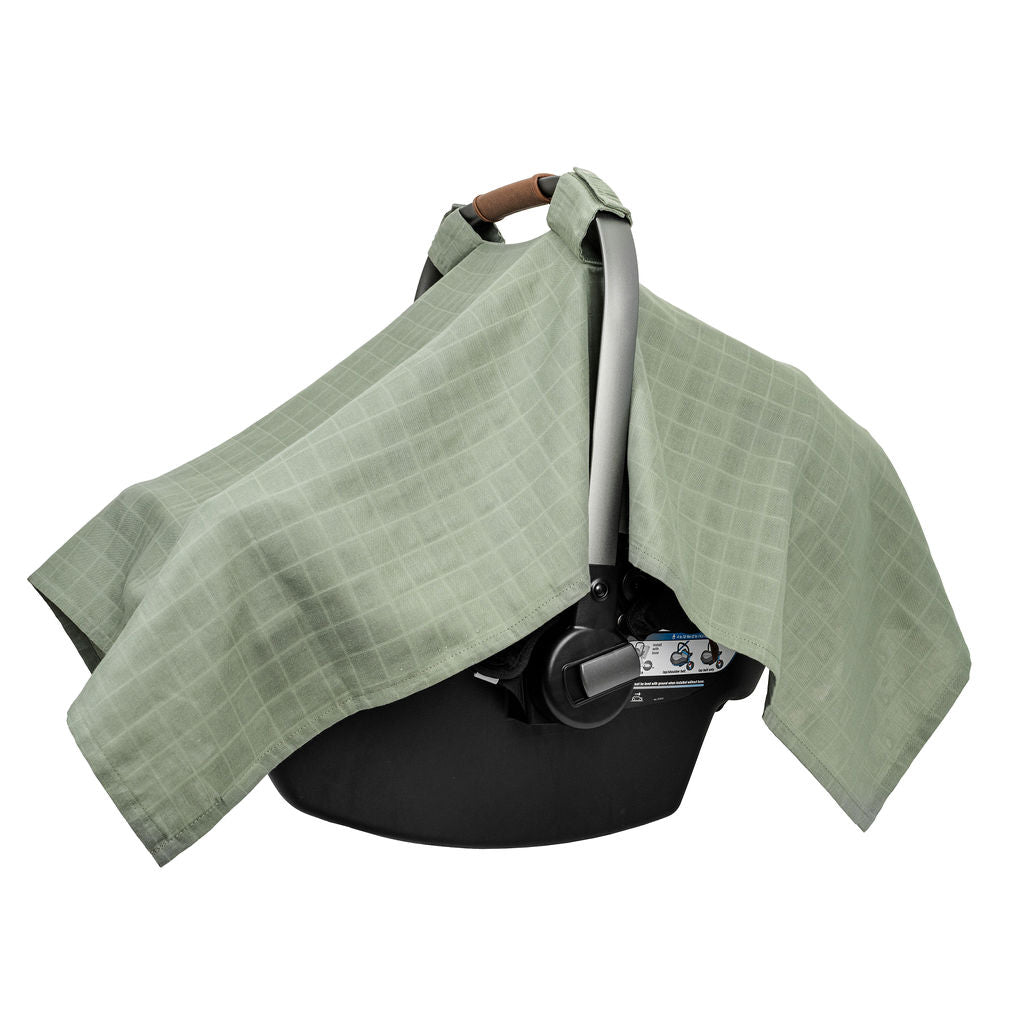 Muslin Car Seat Cover Cover for Baby Car Seat Canopy