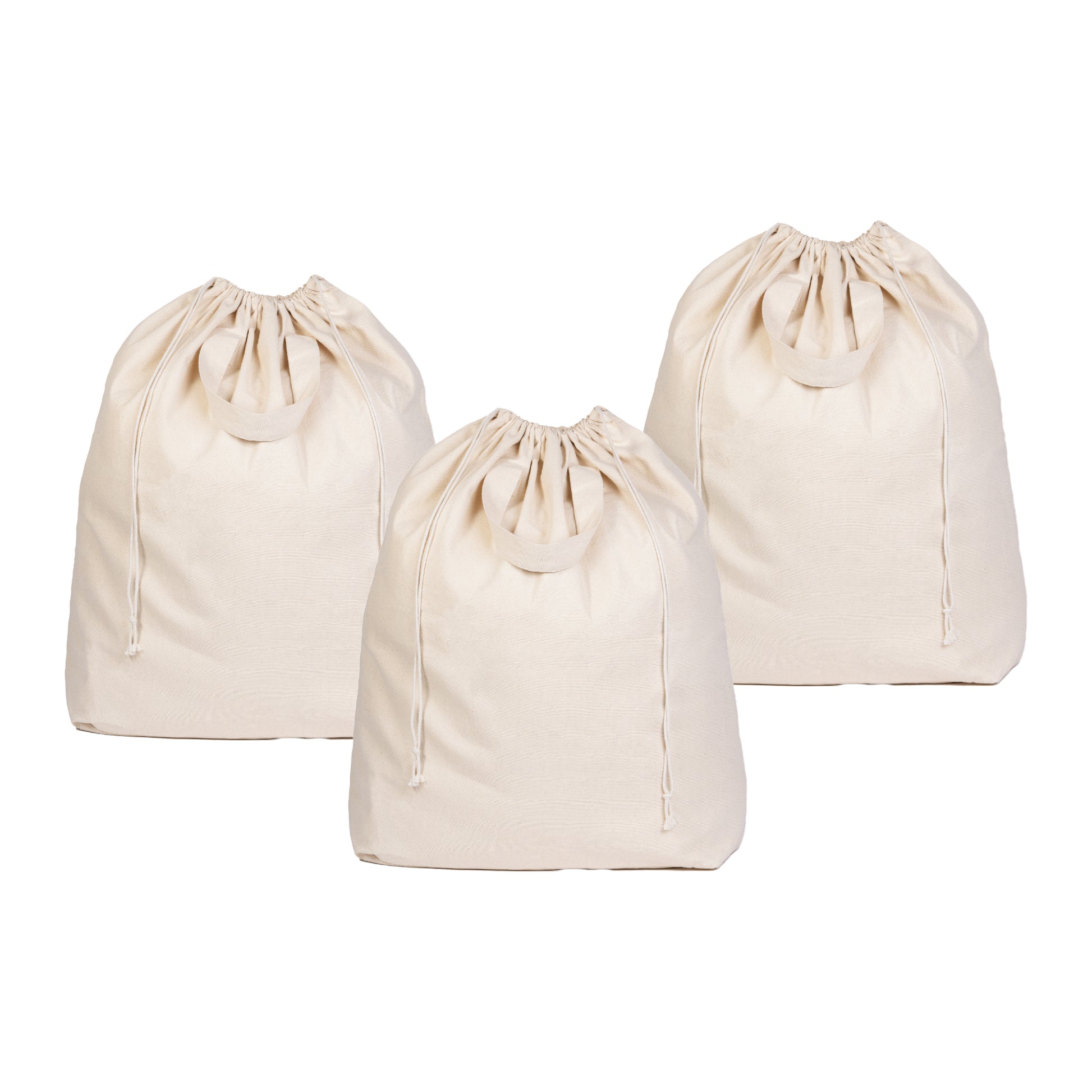 three heavy duty laundry hamper liner bags