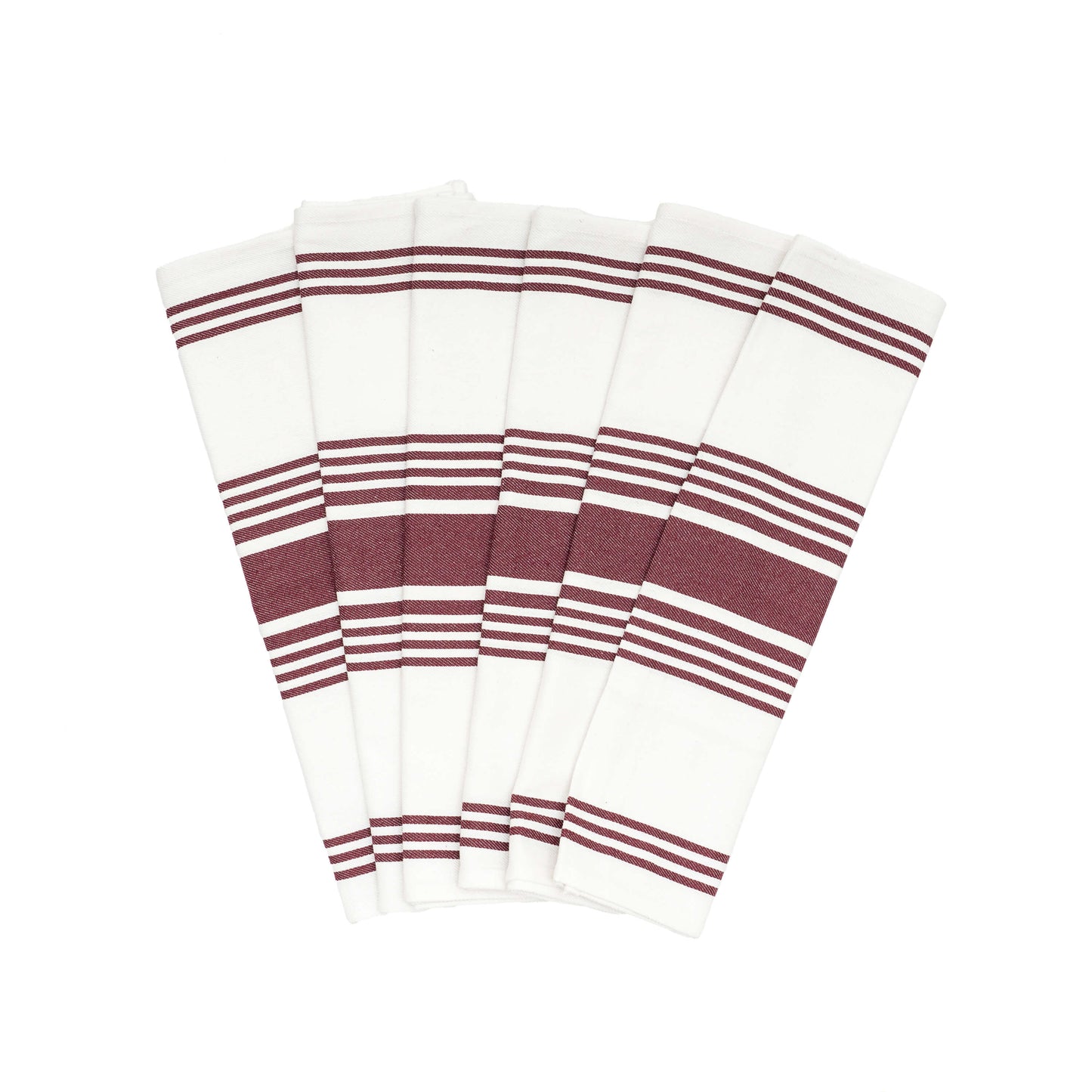 Maroon Large Cotton Kitchen Towels