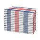 red blue striped cloth napkins