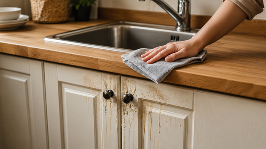 removing stains from countertops