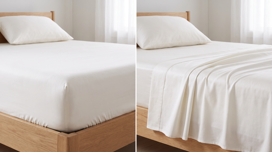 flat sheet vs fitted sheet comparison 