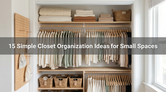 simple closet organization ideas for small spaces