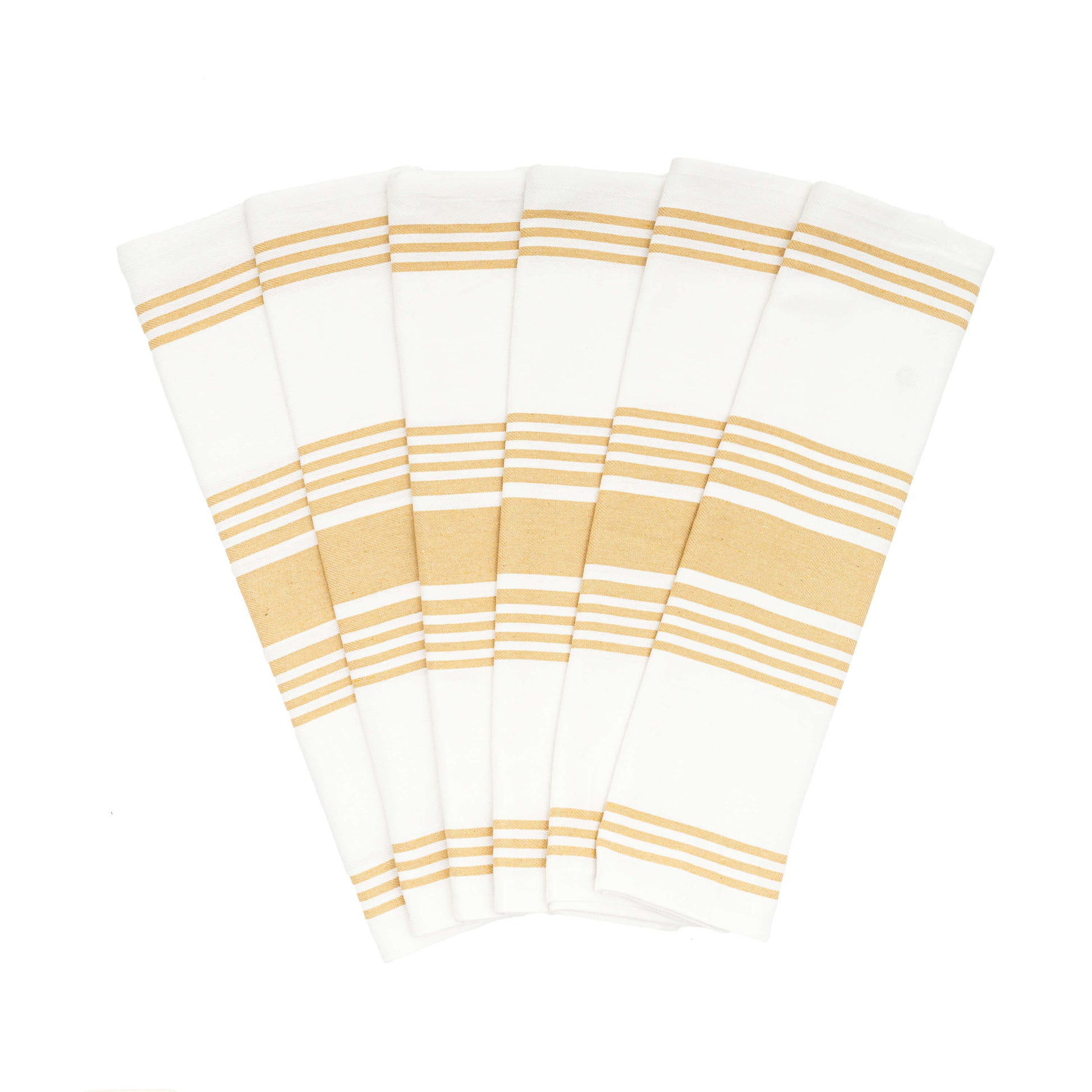 beige kitchen towel with hanging loop