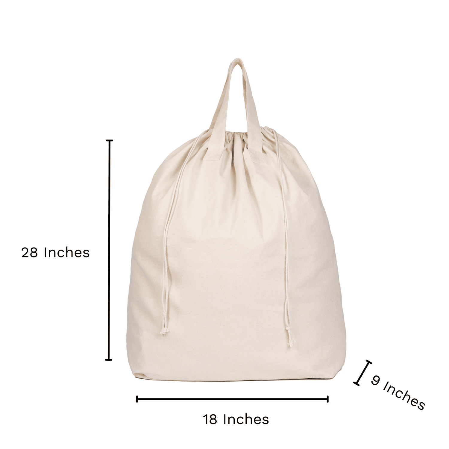 Buy Cotton Canvas Laundry Bag with Handles