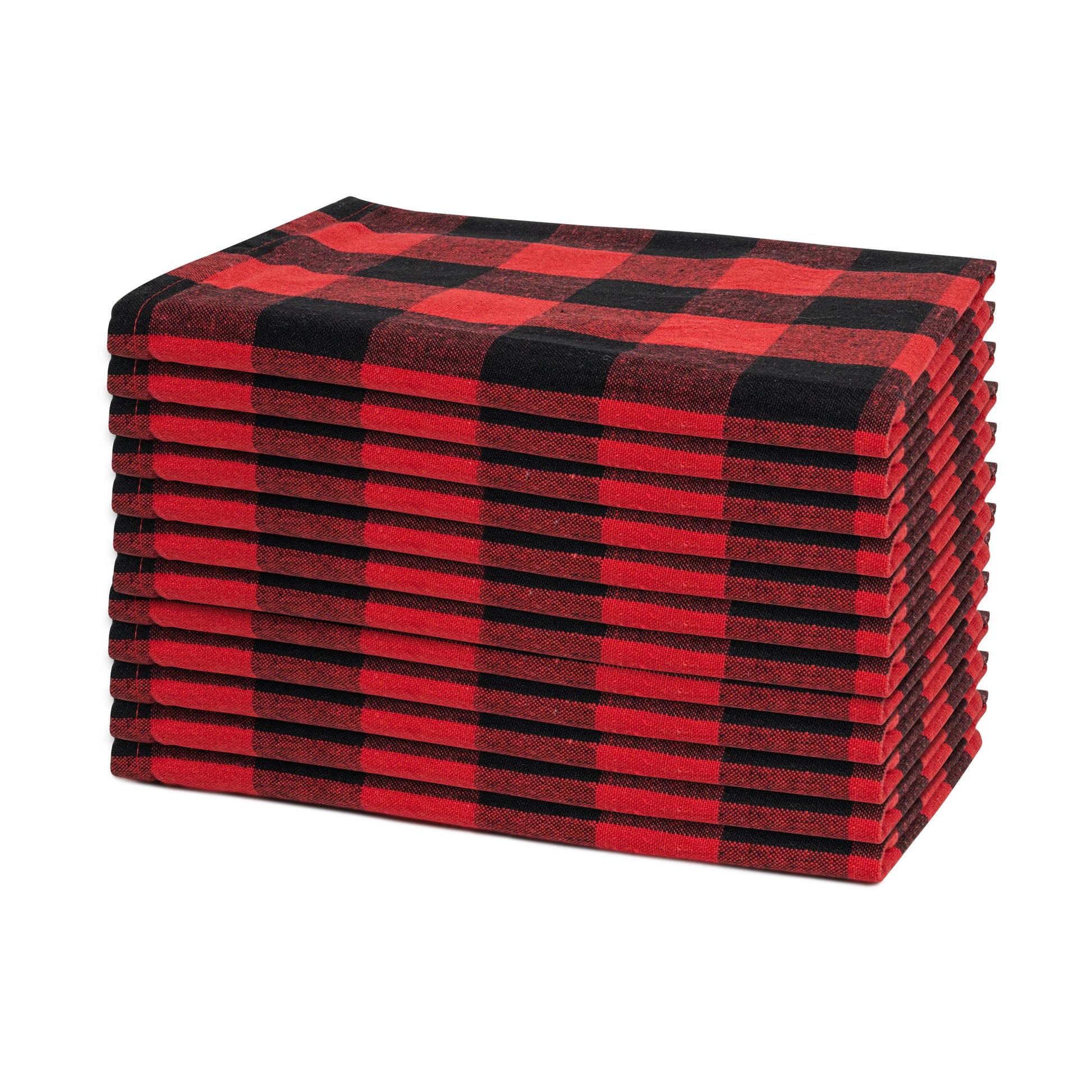 Christmas cotton striped cloth napkins