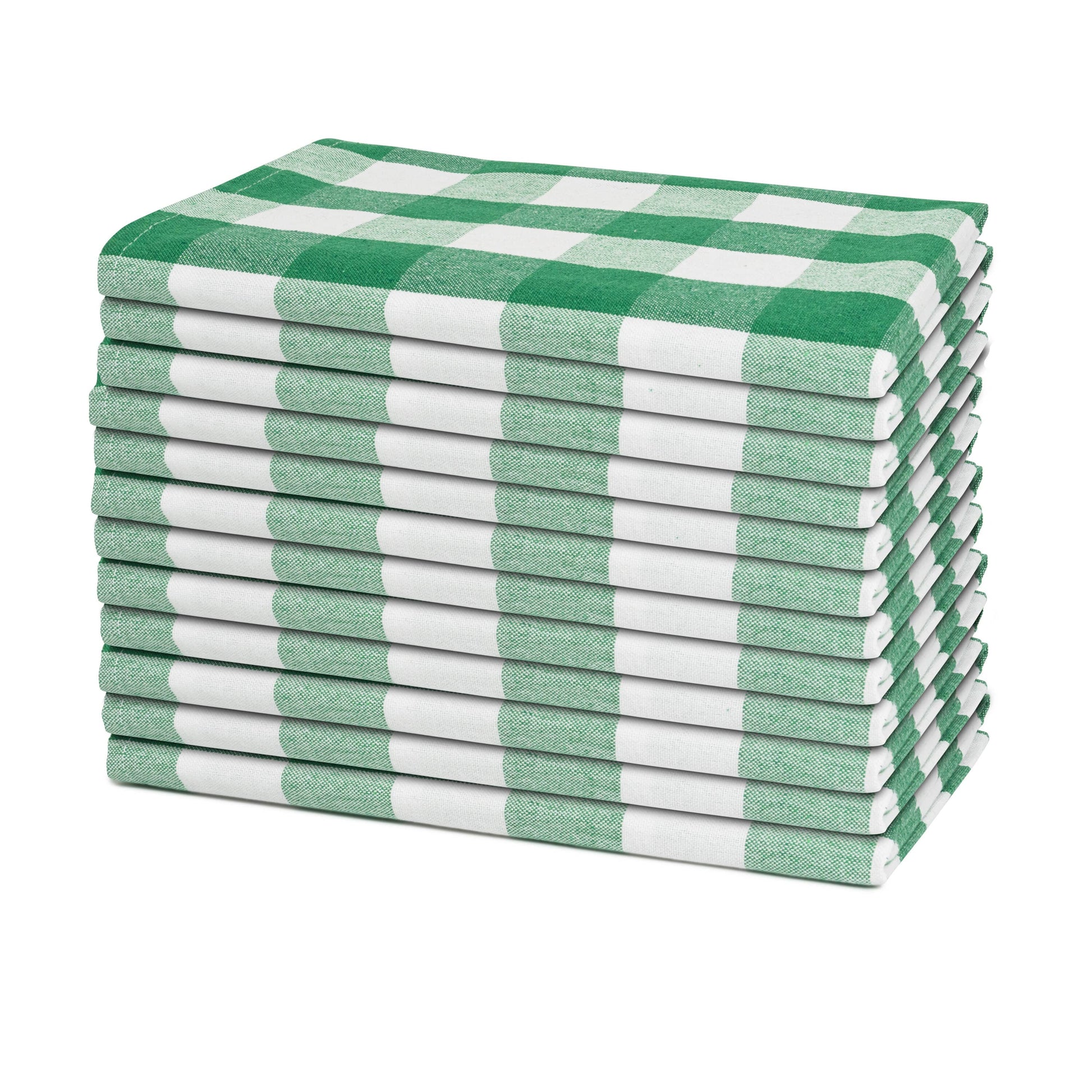 green striped cotton napkins