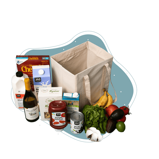 Organic Cotton Grocery Shopping Bags