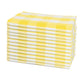 yellow cloth dinner napkins