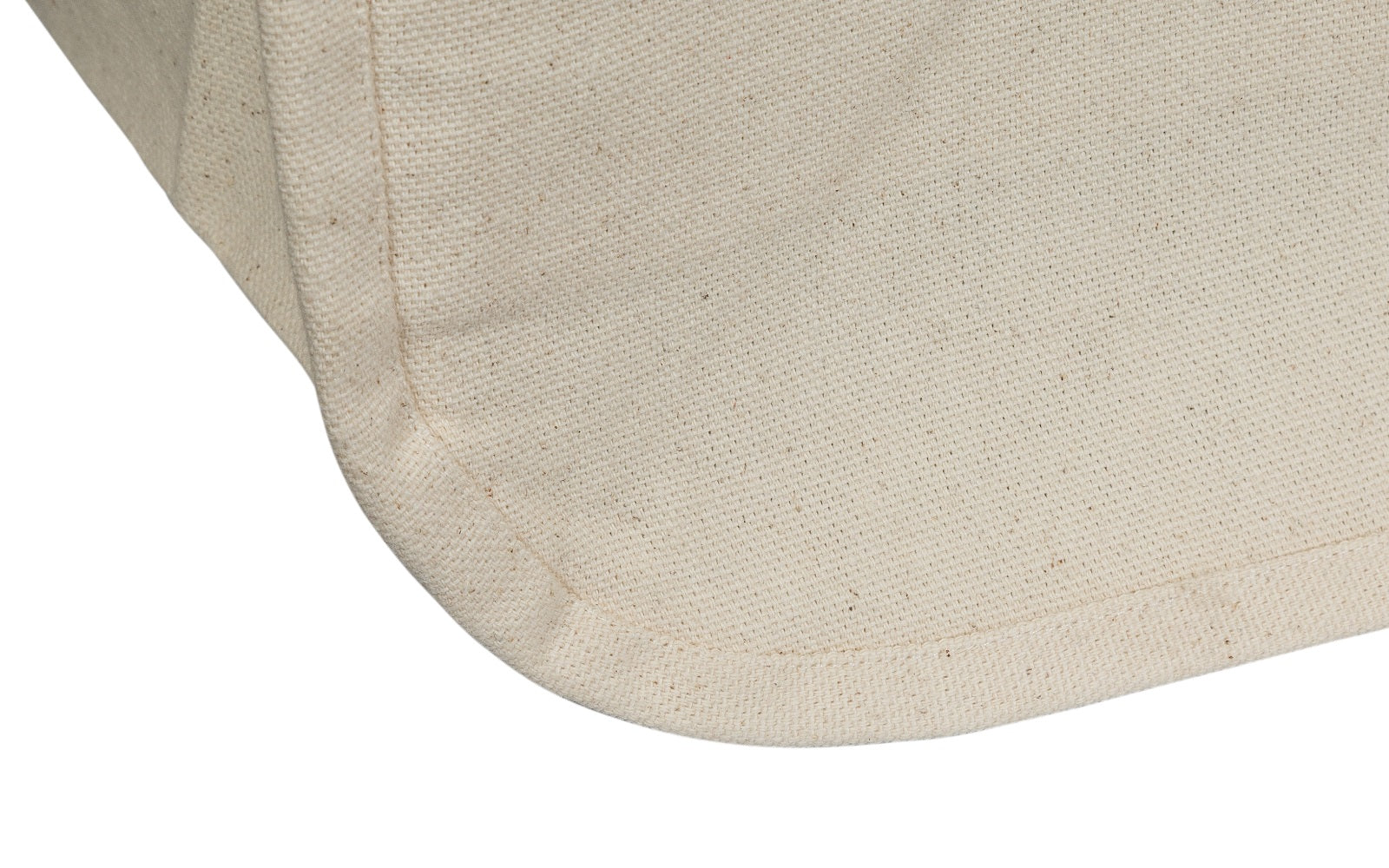 2-Pack Natural Cotton Canvas Grocery Tote Bags – Medium, 15.5x12x7, Made In USA