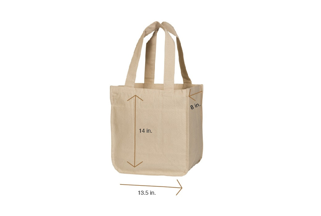 best dimensions for reusable grocery bag