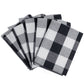 A set of 5 striped kitchen towels