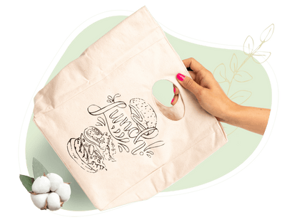 cotton lunch bags