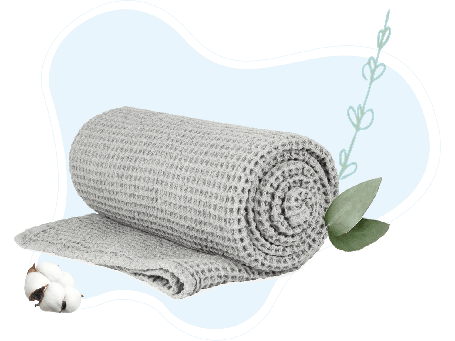 B and m waffle discount throw