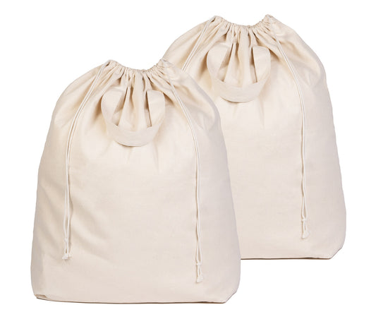 canvas laundry bags set of 2