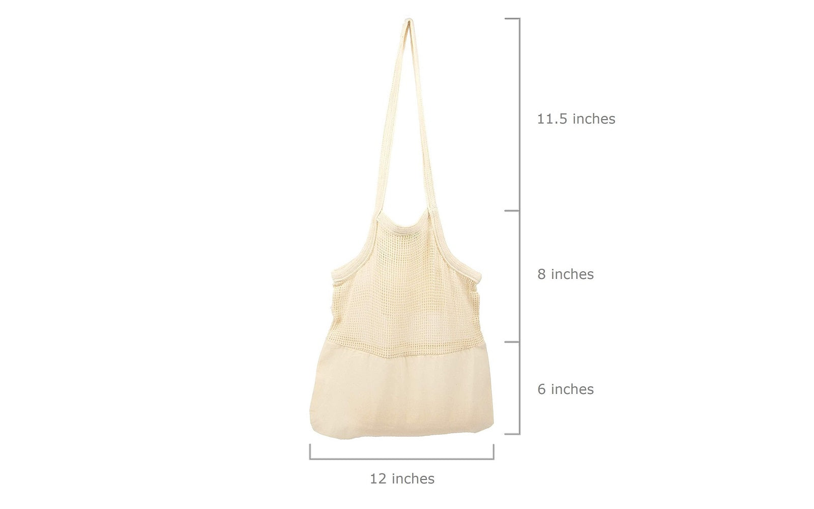 Reusable and washable Tote Bag Dimensions