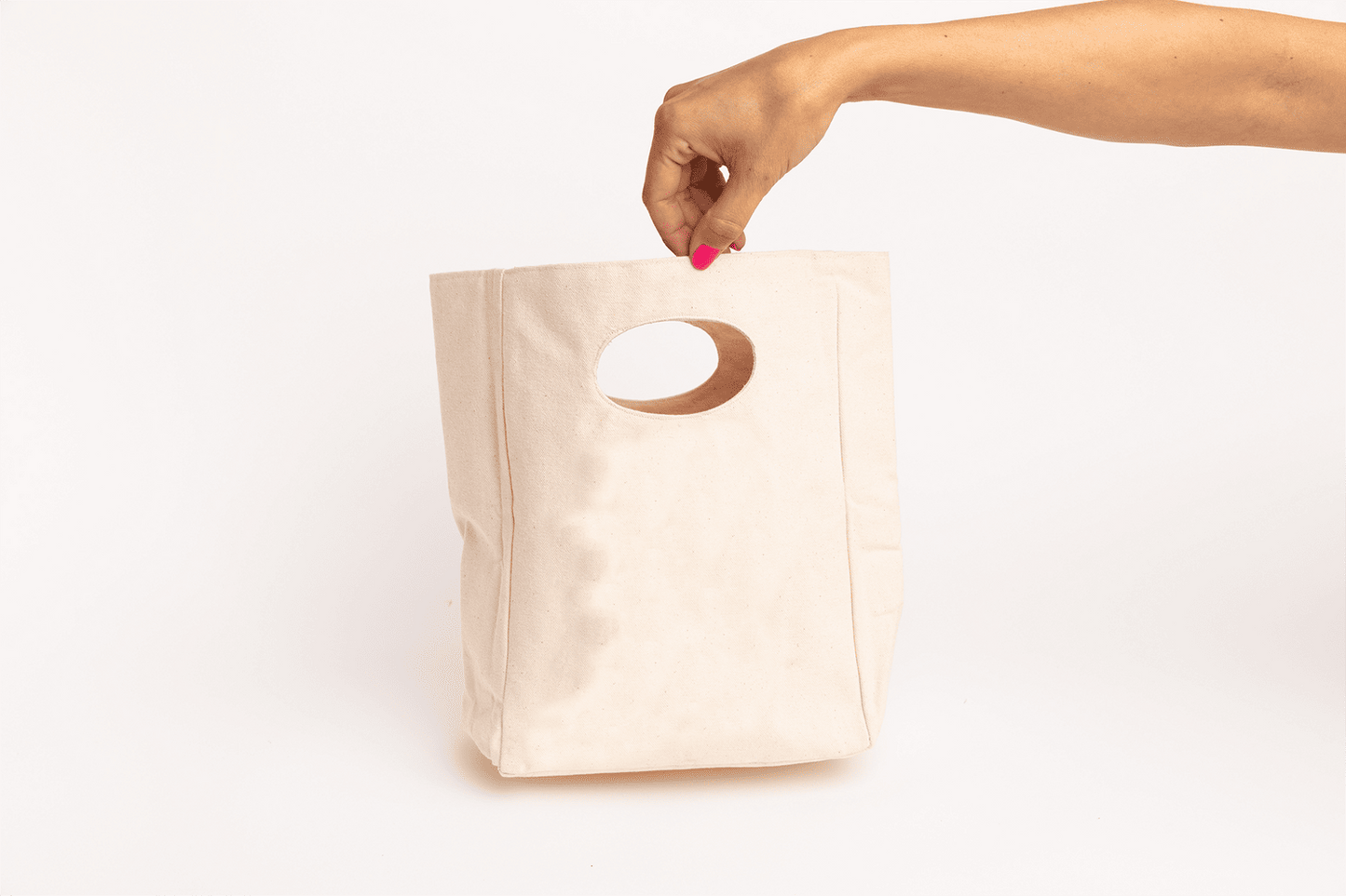 canvas lunch tote