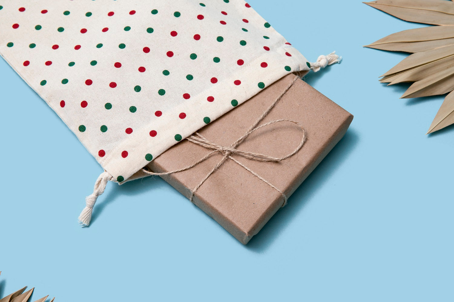 Christmas Drawstring Bag Interesting Multipurpose Wrapping Holder