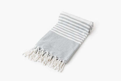 gray turkish beach towels