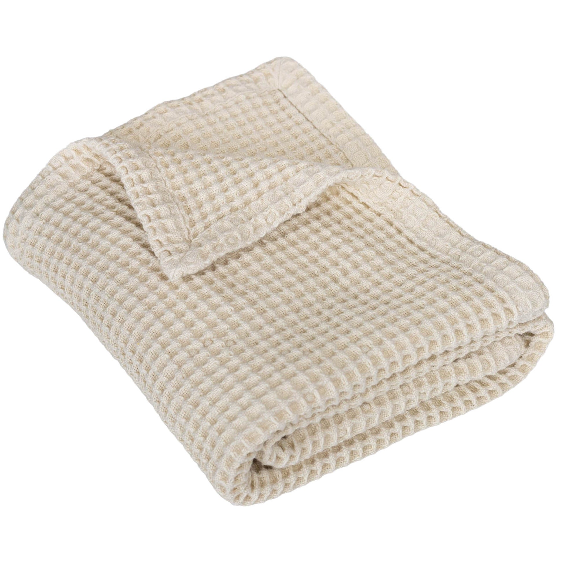 Ivory Organic Waffle Towels